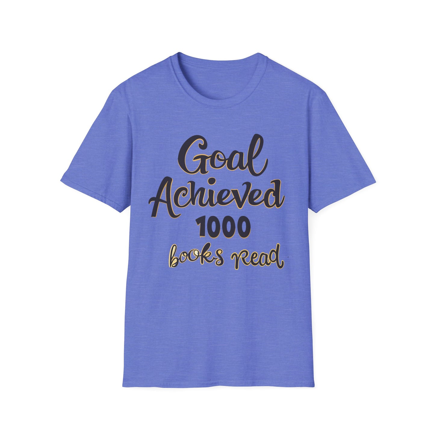 Goal Achieved 1000 Books Read Graphic T Shirt