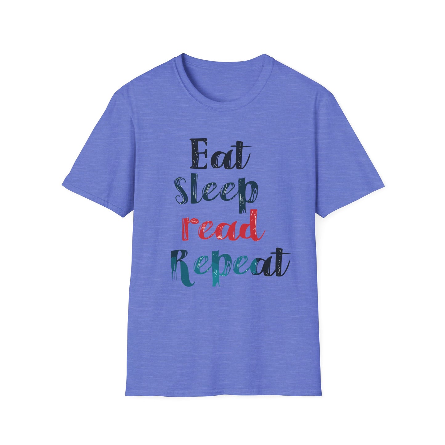 Eat Sleep Read Repeat Graphic T Shirt