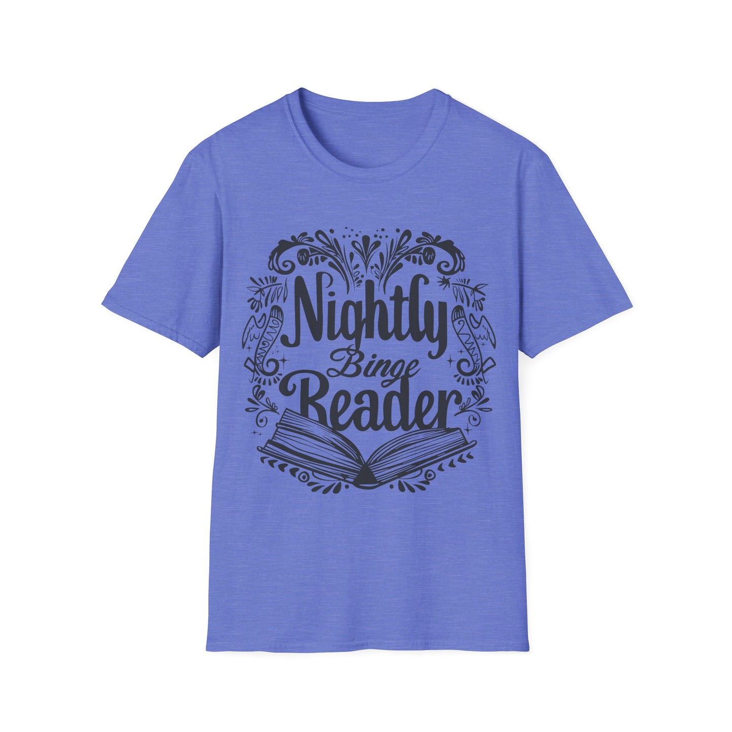 Nightly Binge Reader Graphic T Shirt