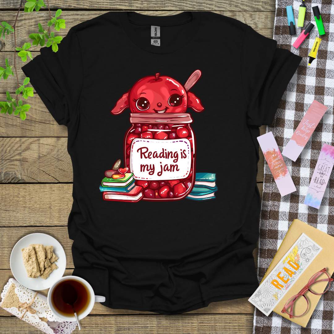 Reading Is My Jam Graphic T Shirt