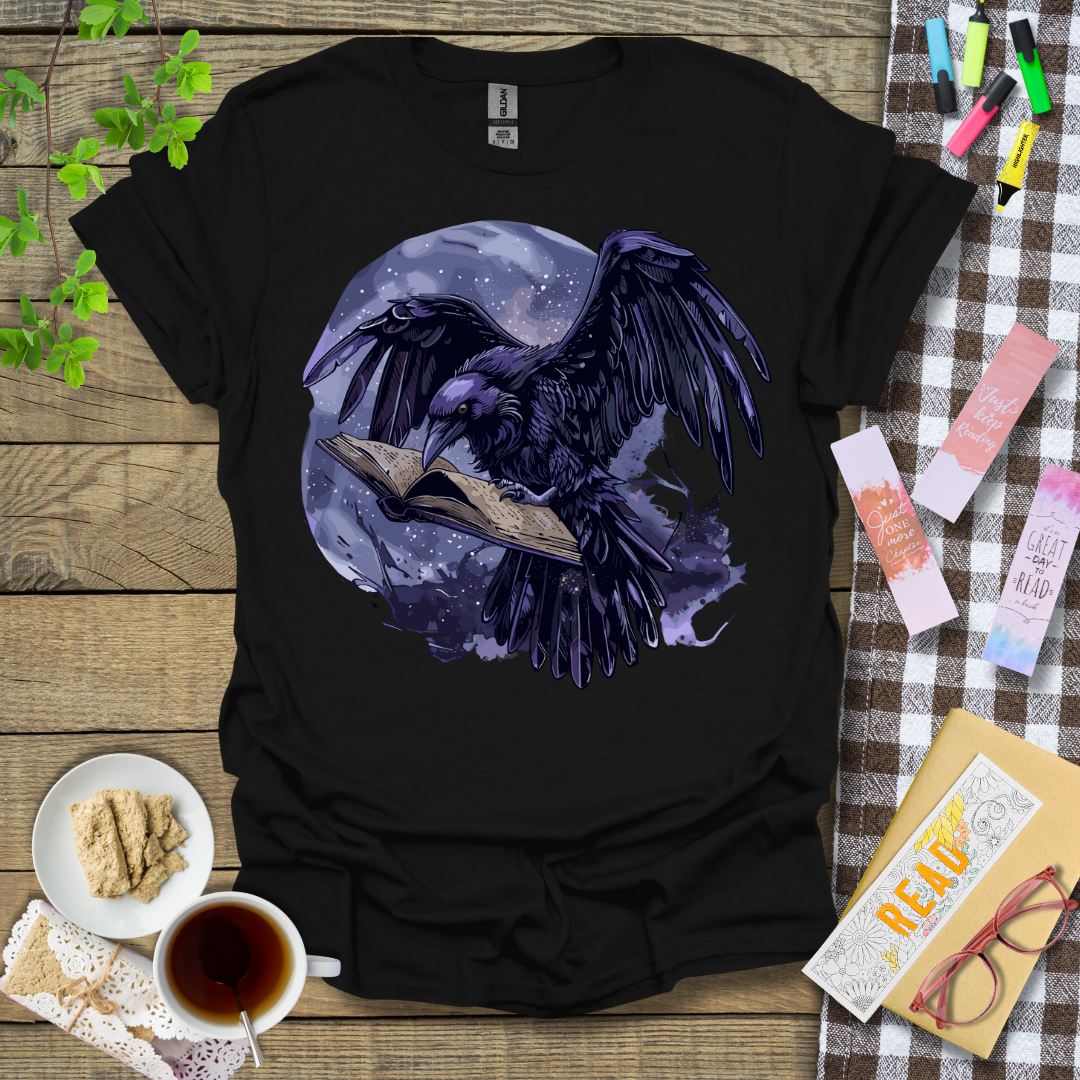 Reading Crow Graphic T Shirt