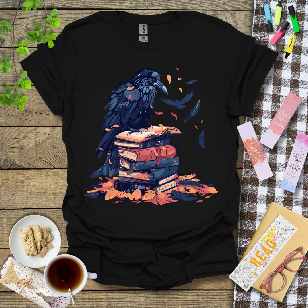 Intelligent Raven Graphic T Shirt