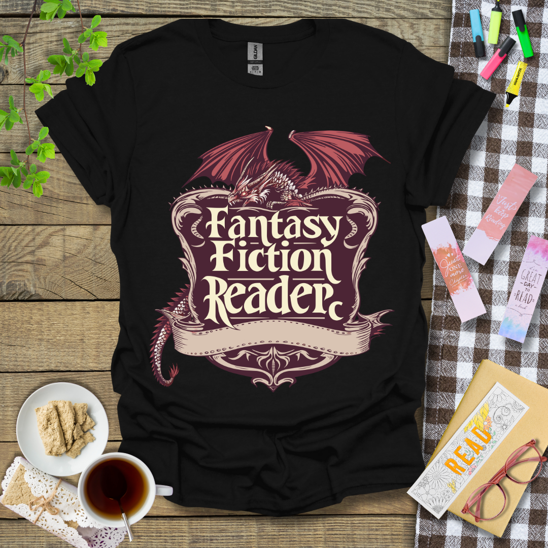 Fantasy Fiction Reader Graphic T Shirt