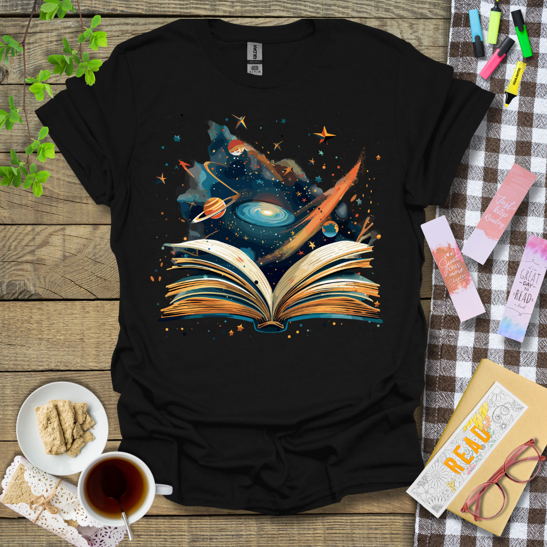 Space Theme Science Fiction Graphic T Shirt