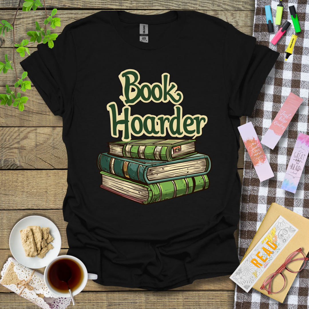 Book Hoarder Graphic T Shirt