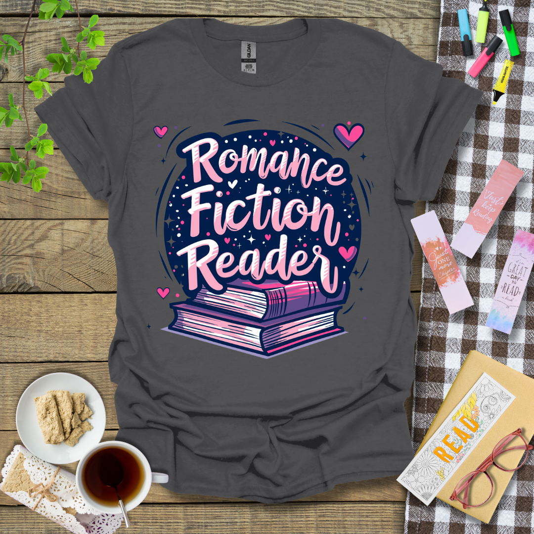 Romance Fiction Reader Graphic T Shirt
