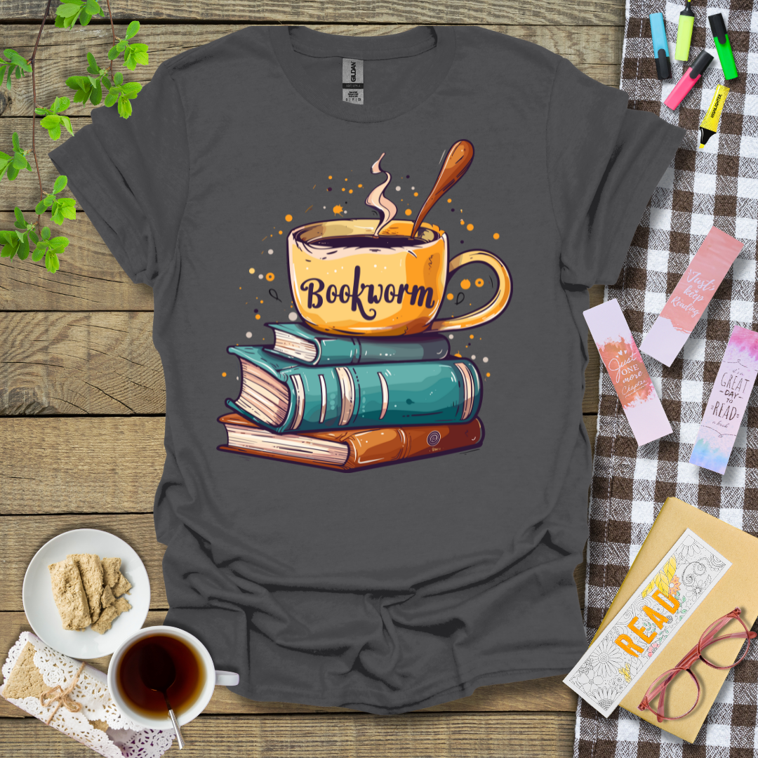 Bookworm Graphic T Shirt