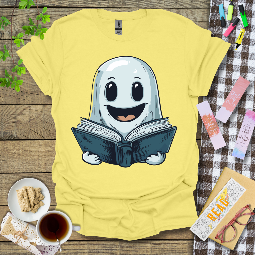 Reading Ghost Graphic T Shirt