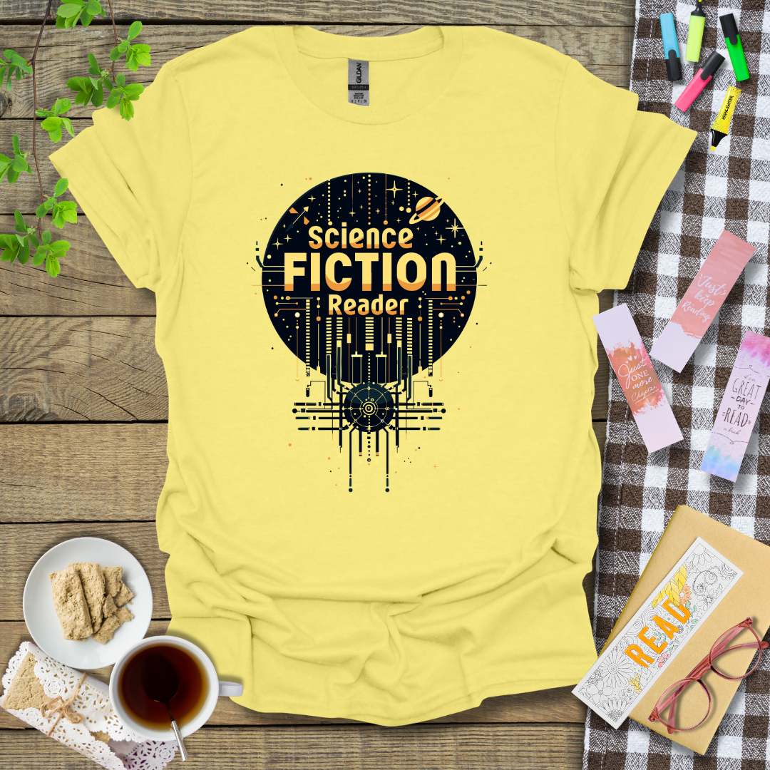 Science Fiction Reader Ver 2 Graphic T Shirt