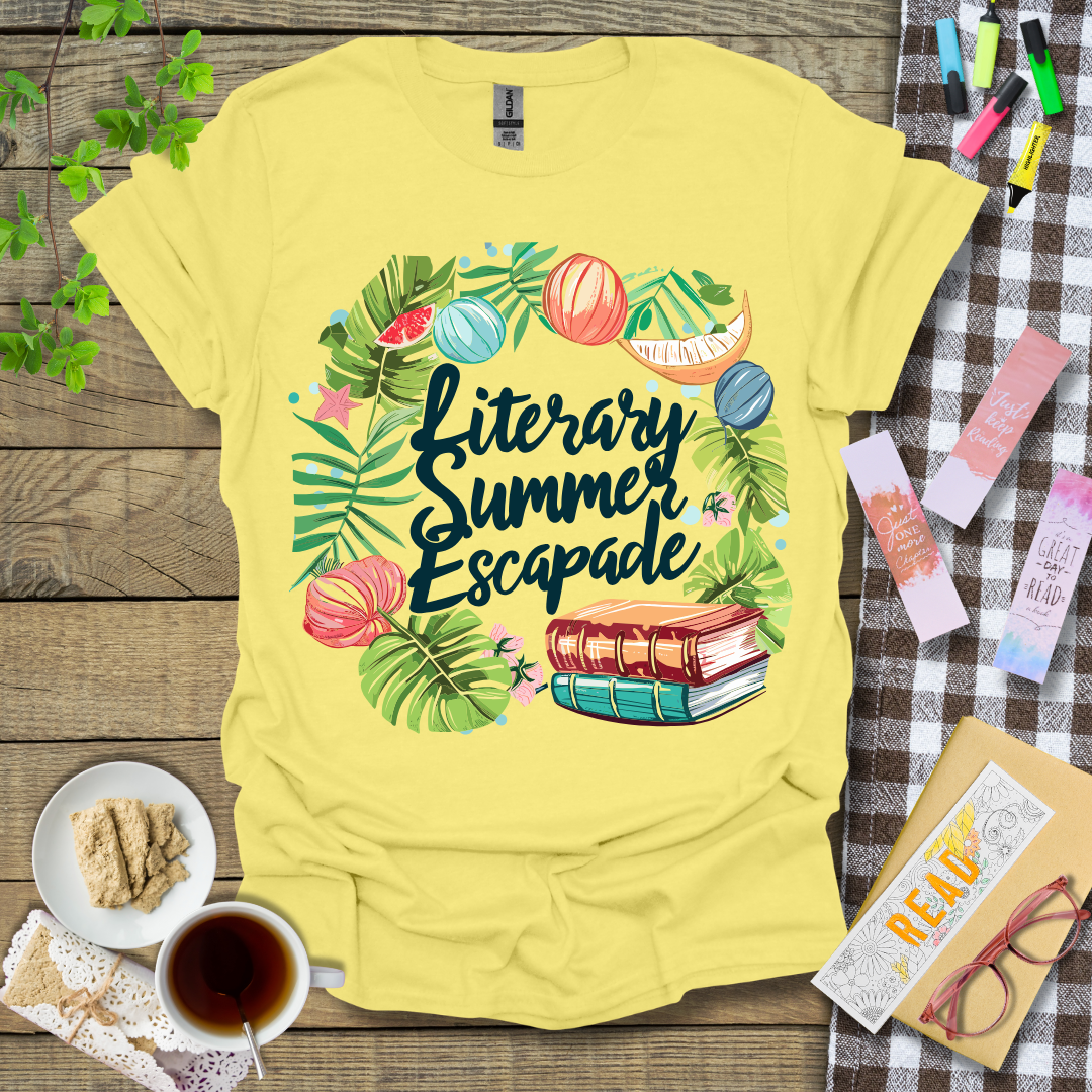 Literary Summer Escapade Ver 2 Graphic T Shirt