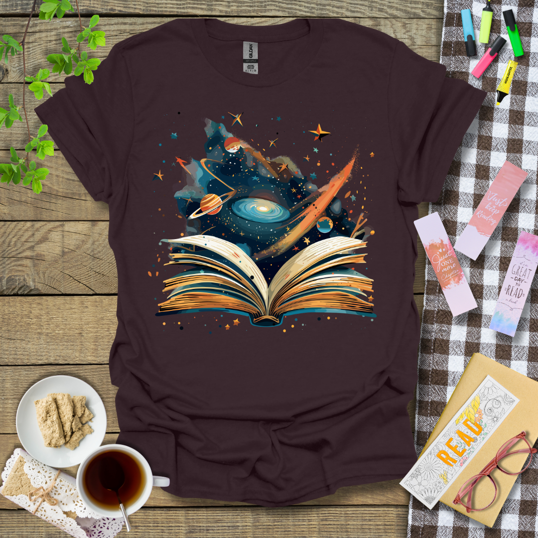 Space Theme Science Fiction Graphic T Shirt