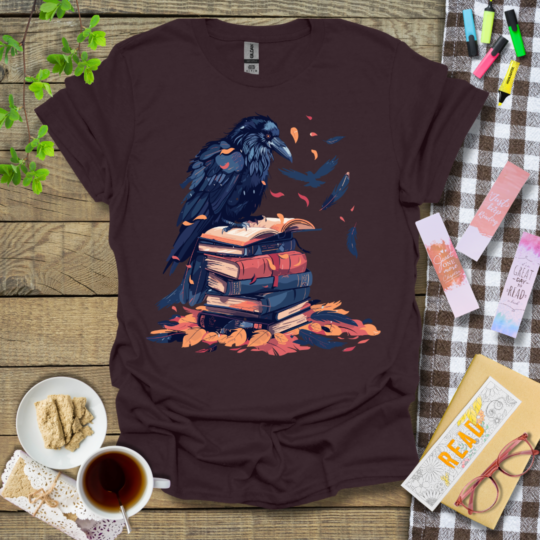 Intelligent Raven Graphic T Shirt