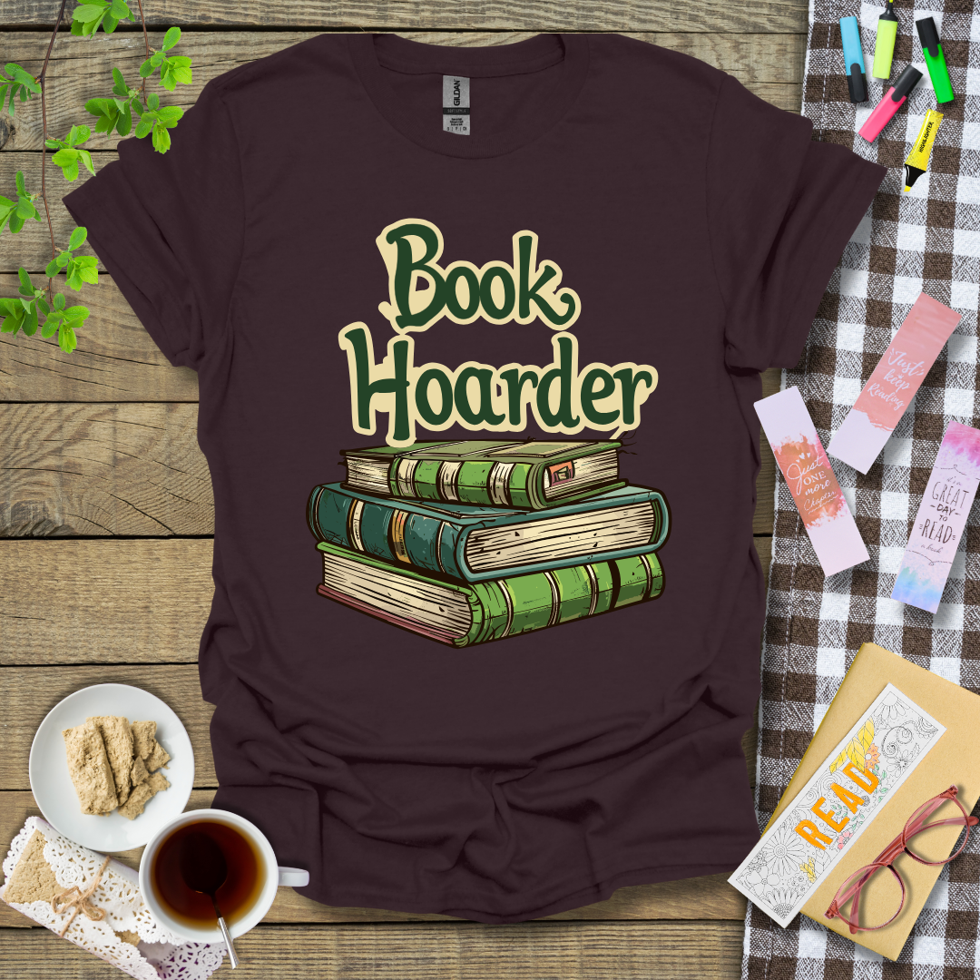 Book Hoarder Graphic T Shirt