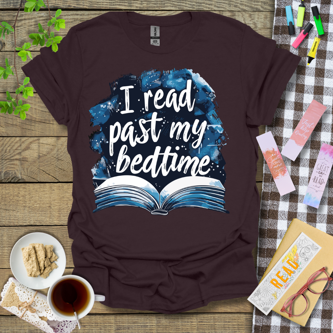 I Read Past My Bedtime Graphic T Shirt