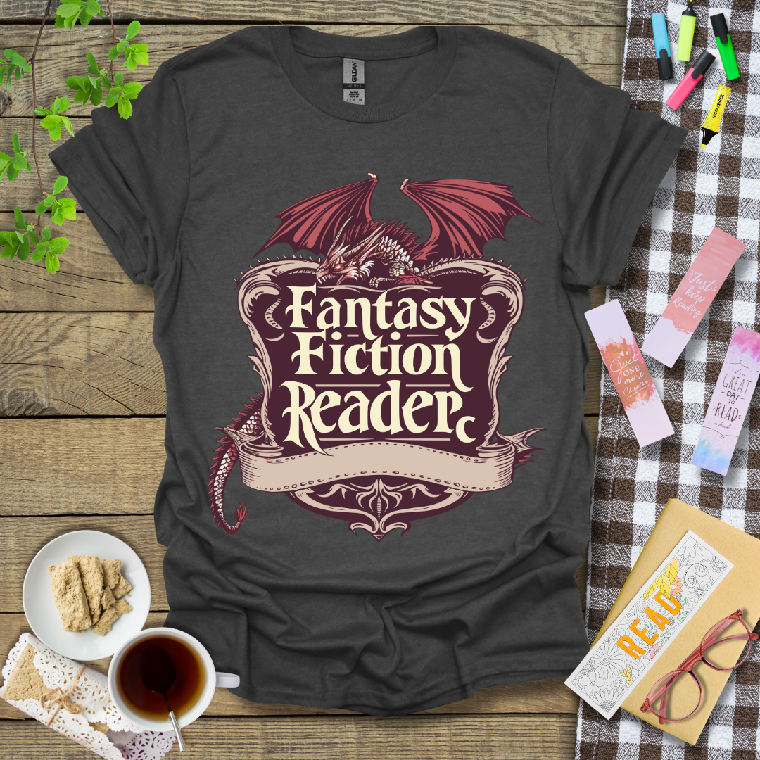 Fantasy Fiction Reader Graphic T Shirt