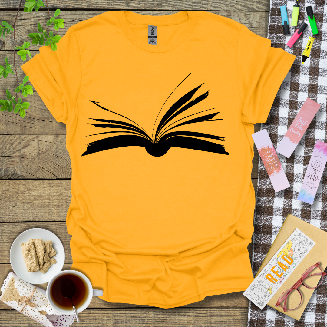 Flipping Pages Graphic T Shirt