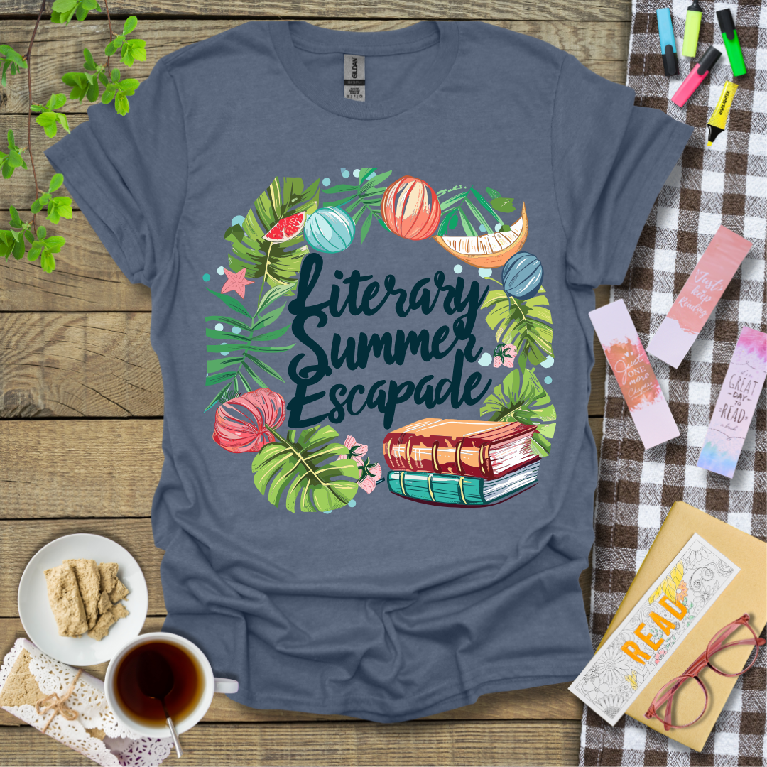 Literary Summer Escapade Ver 2 Graphic T Shirt
