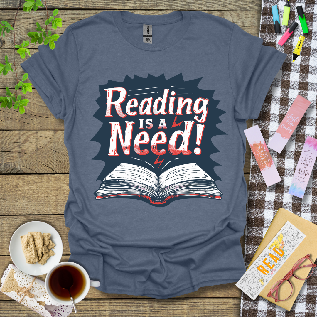 Reading Is A Need ver 2 Graphic T Shirt