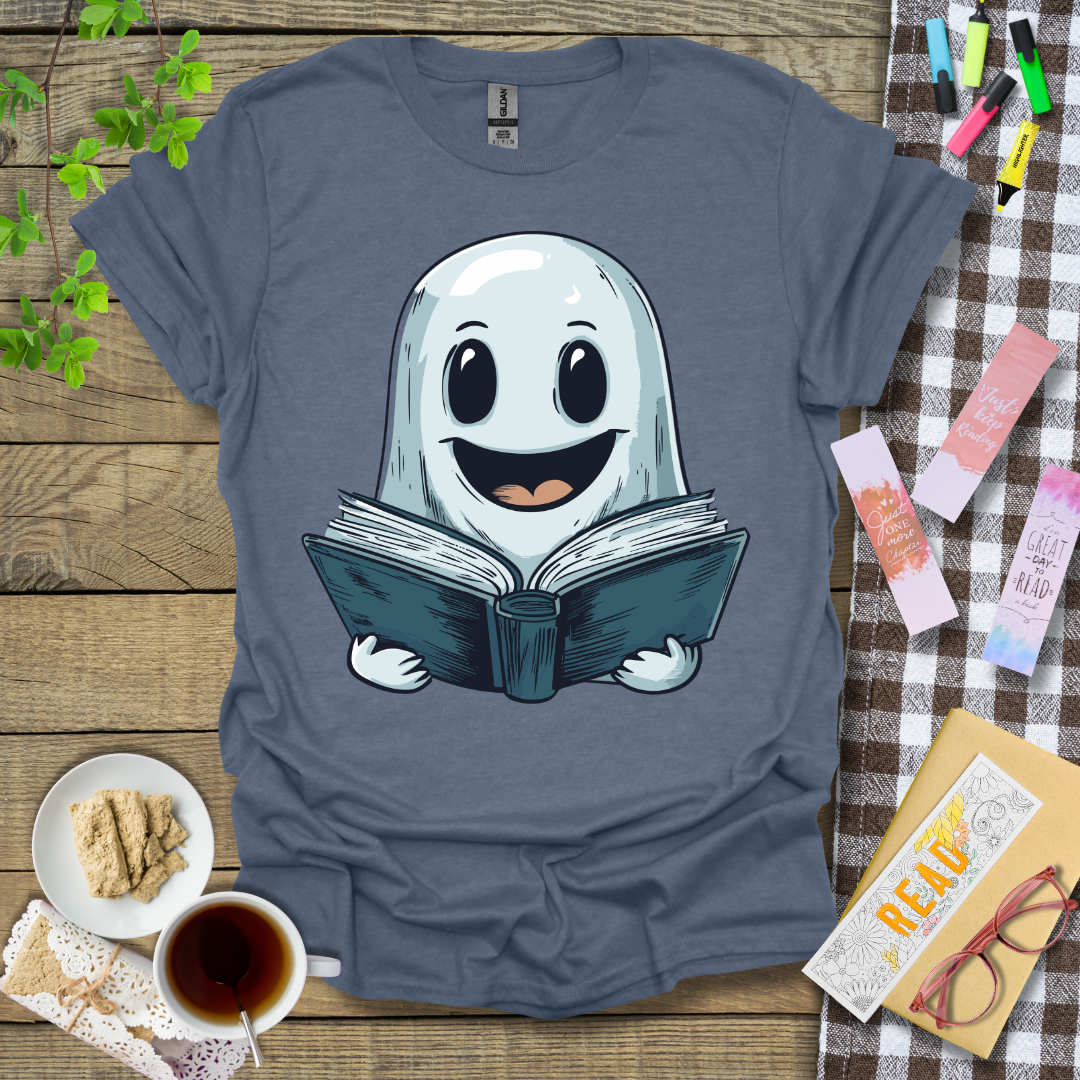 Reading Ghost Graphic T Shirt