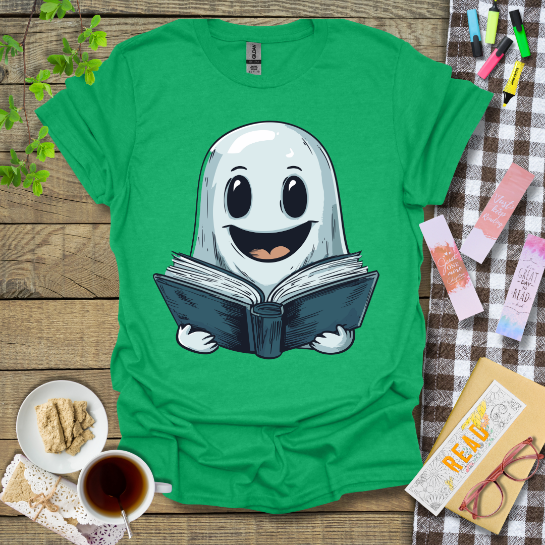 Reading Ghost Graphic T Shirt
