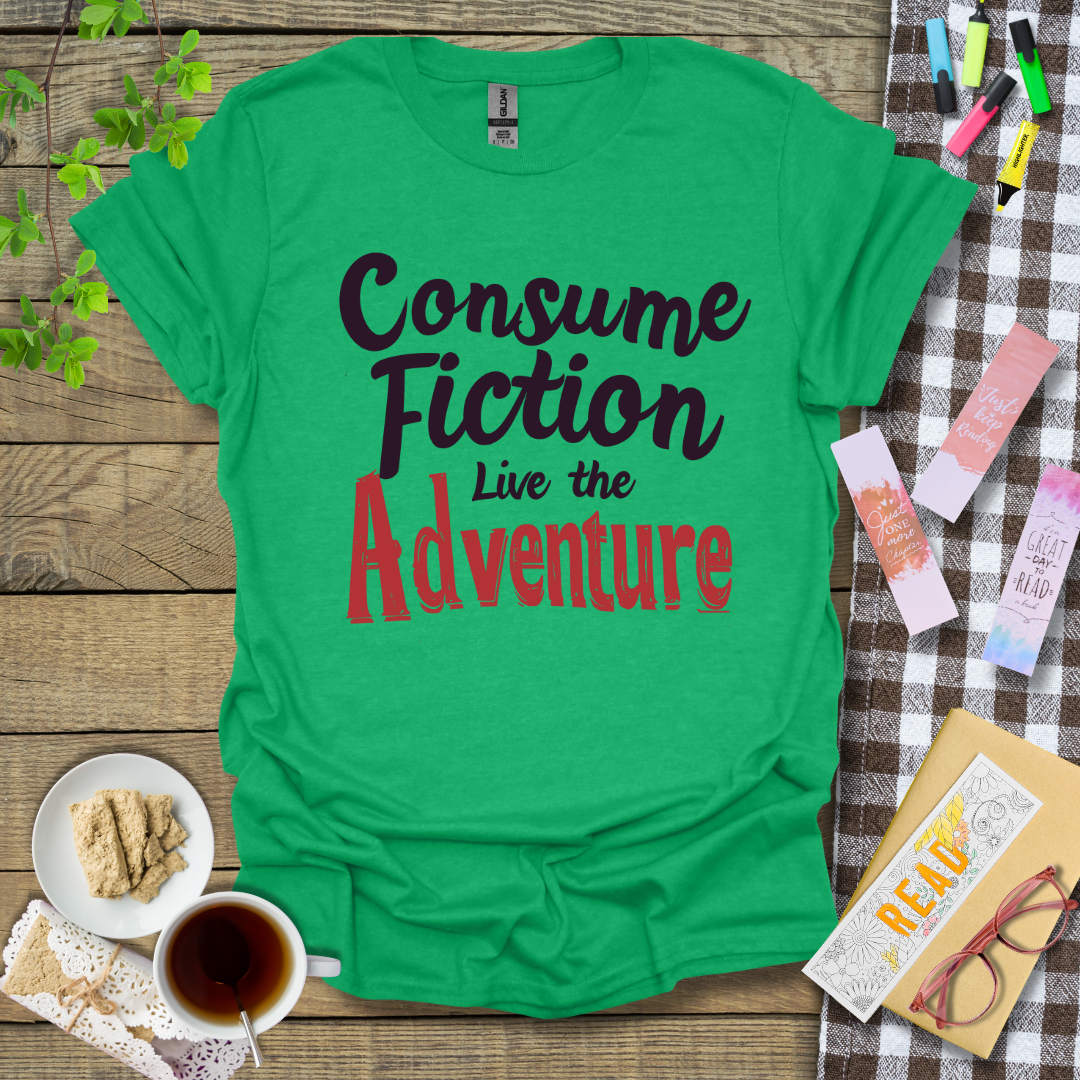 Consume Fiction Live the Adventure Graphic T Shirt