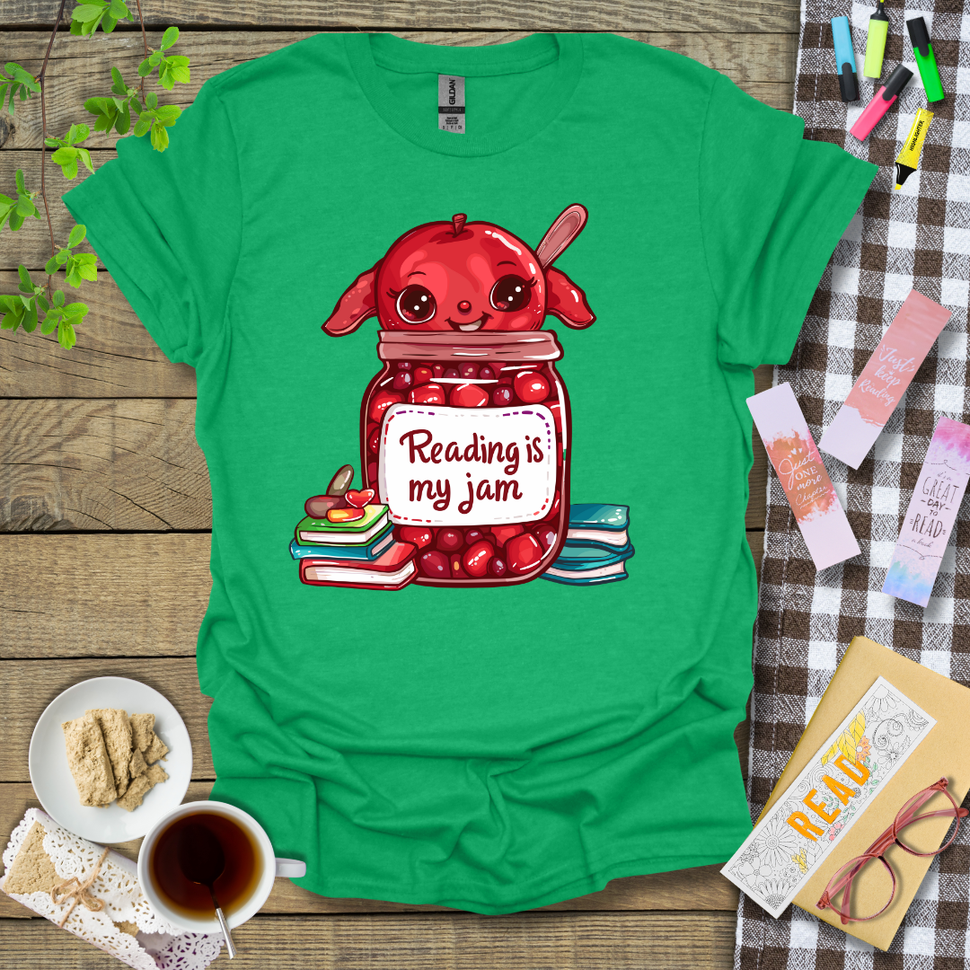 Reading Is My Jam Graphic T Shirt