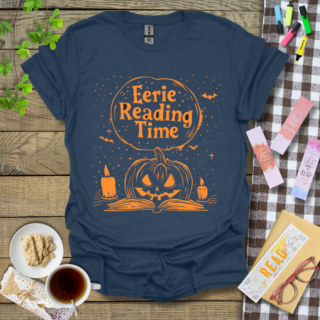 Eerie Reading Time Graphic T Shirt