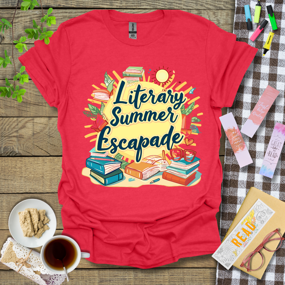 Literary Summer Escapade Graphic T Shirt