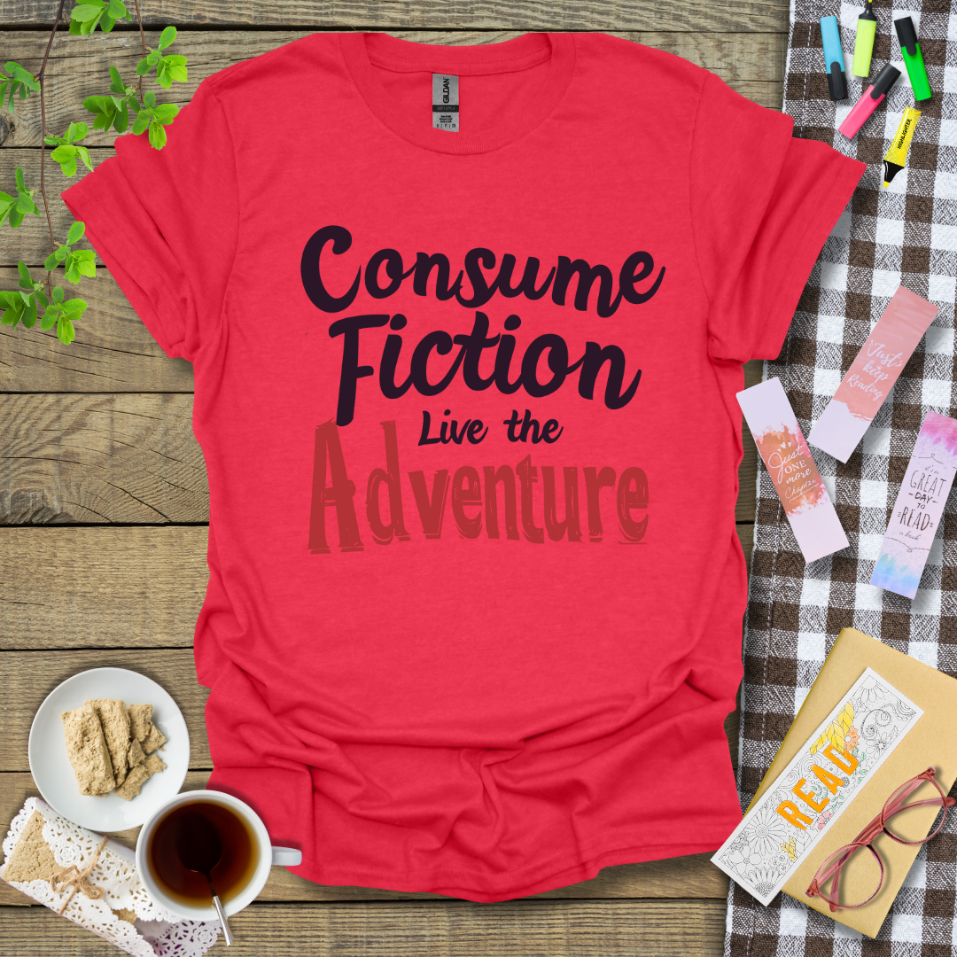 Consume Fiction Live the Adventure Graphic T Shirt