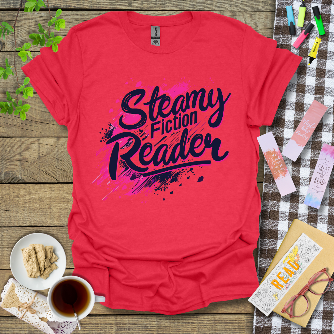Steamy Fiction Reader Graphic T Shirt