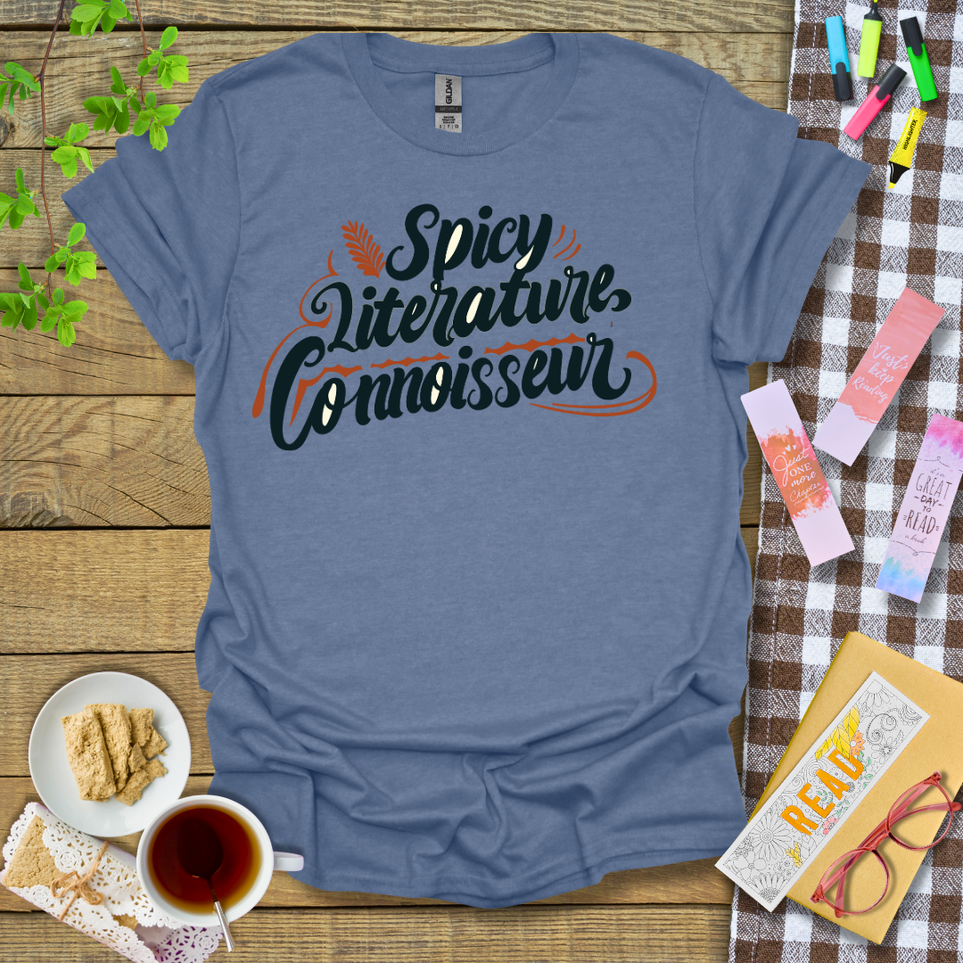 Spicy Literature Connoisseur Graphic T Shirt