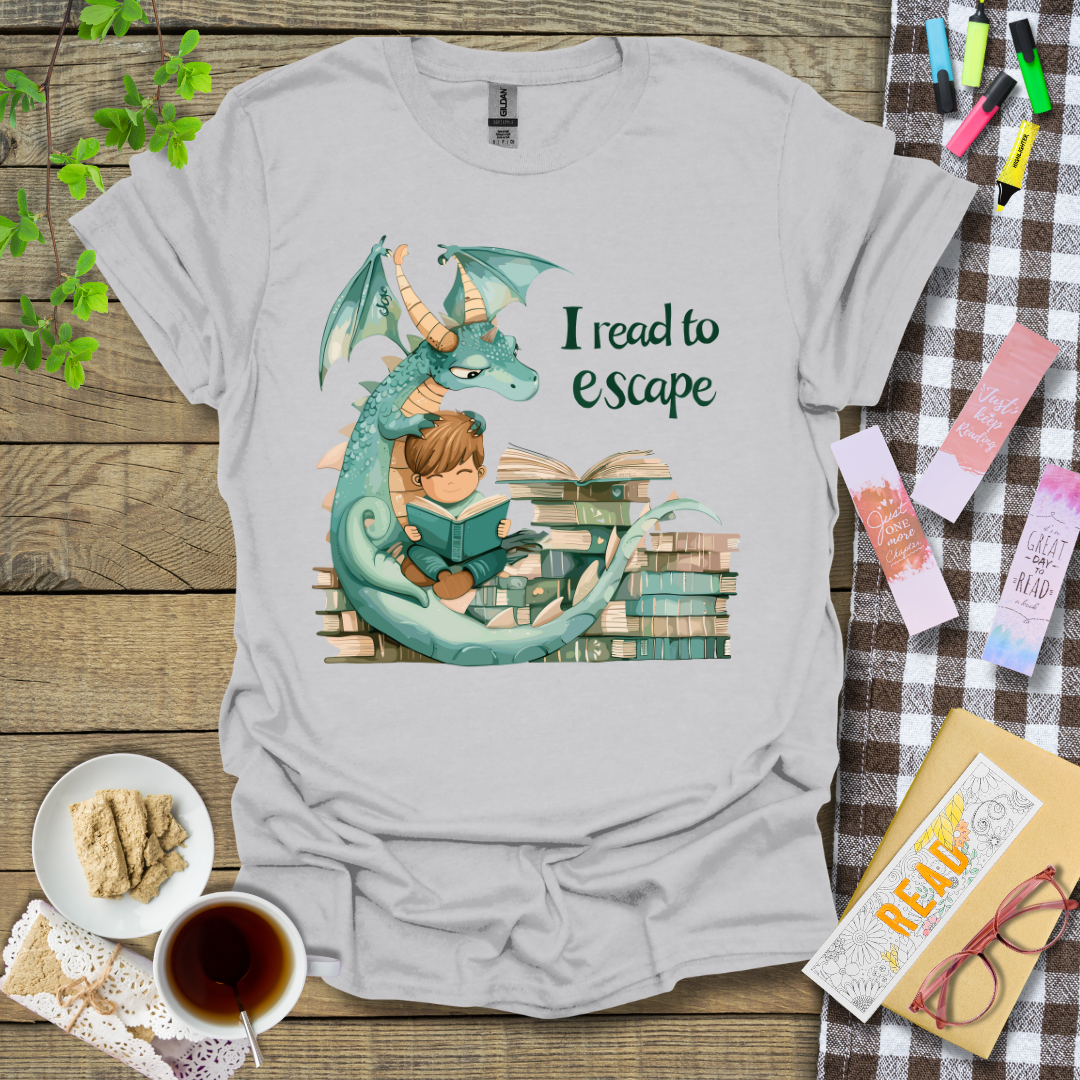I Read To Escape Graphic T Shirt