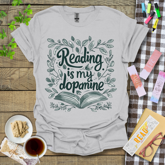 Reading Is My Dopamine Graphic T Shirt