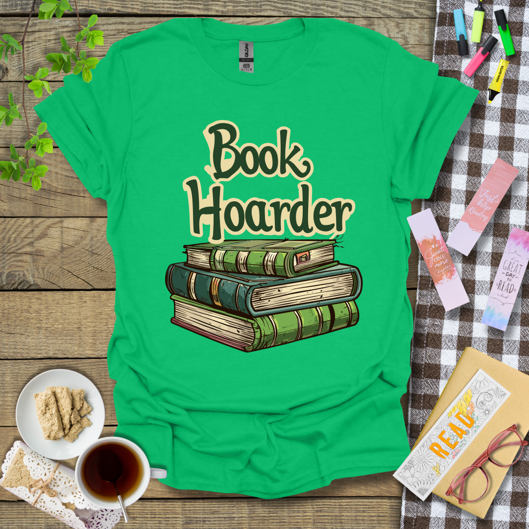 Book Hoarder Graphic T Shirt