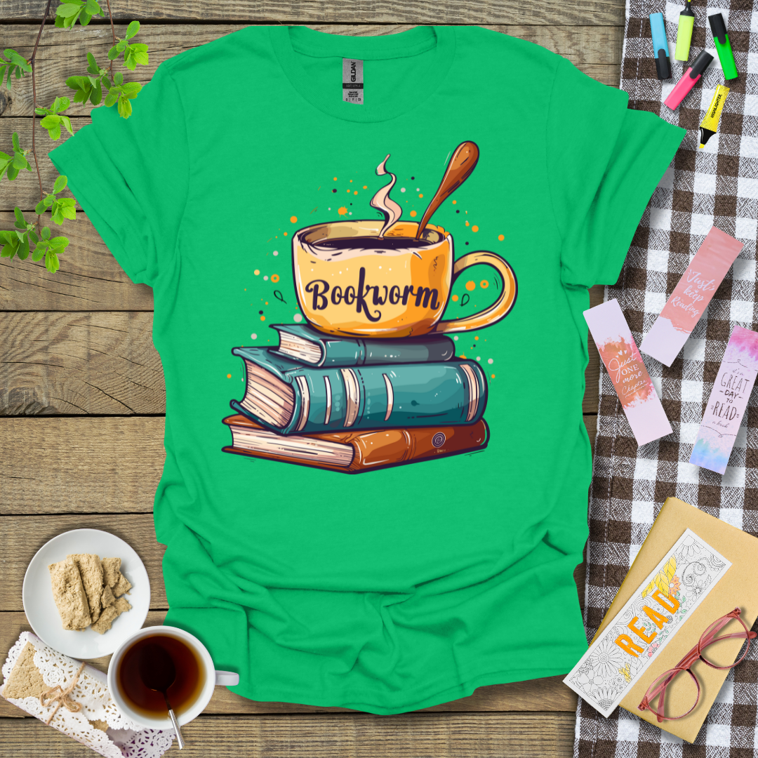 Bookworm Graphic T Shirt