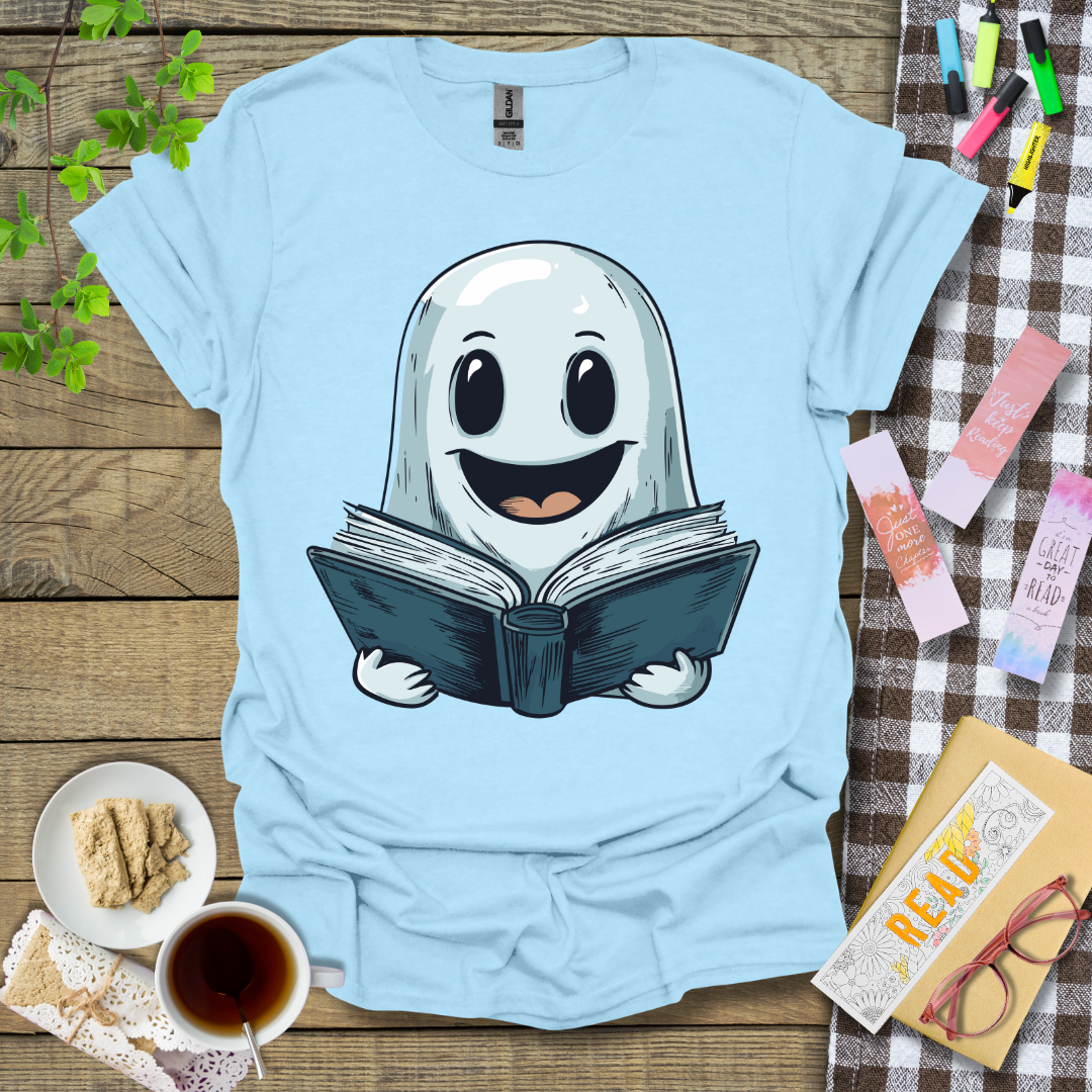 Reading Ghost Graphic T Shirt