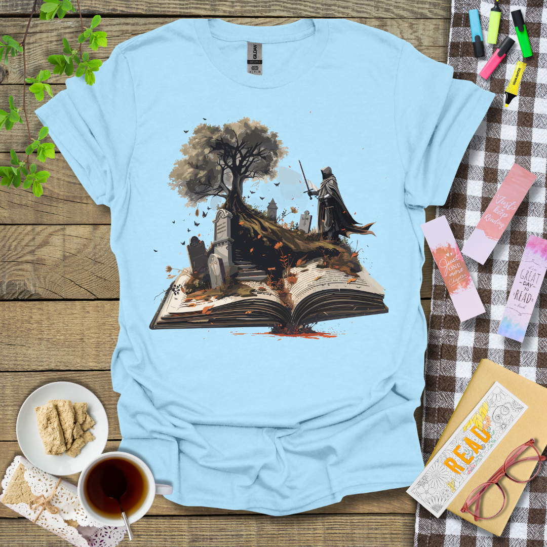 A Story Of A Knight On A Graveyard Graphic T Shirt