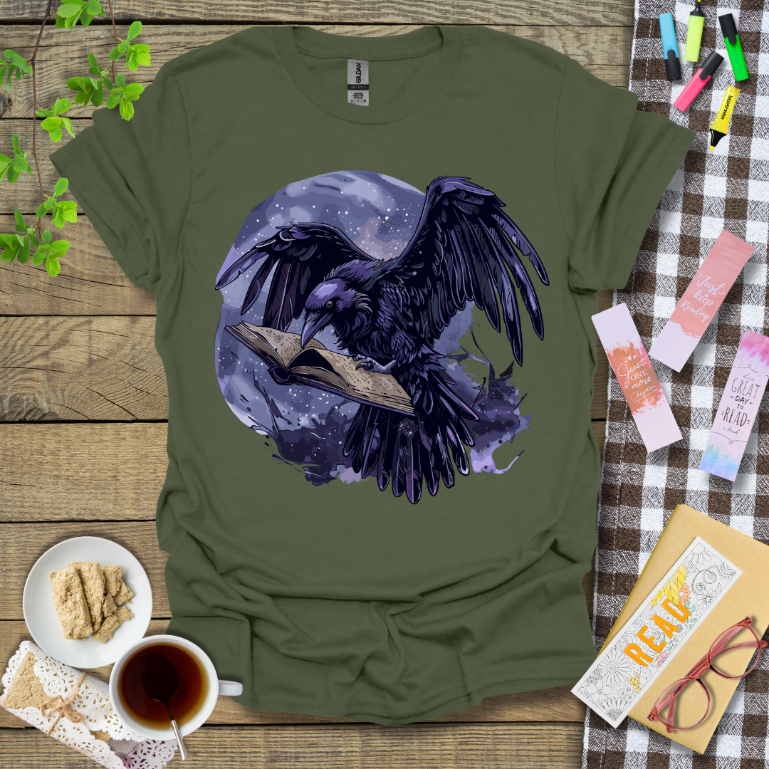 Reading Crow Graphic T Shirt