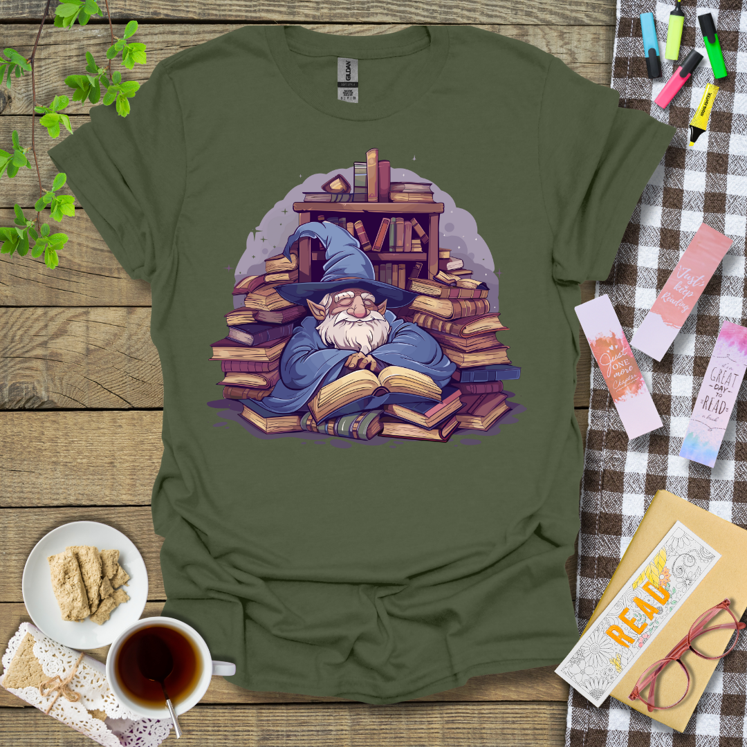 Sleeping Wizard Graphic T Shirt