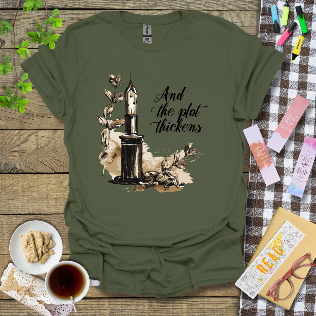 And The Plot Thickens Graphic T Shirt