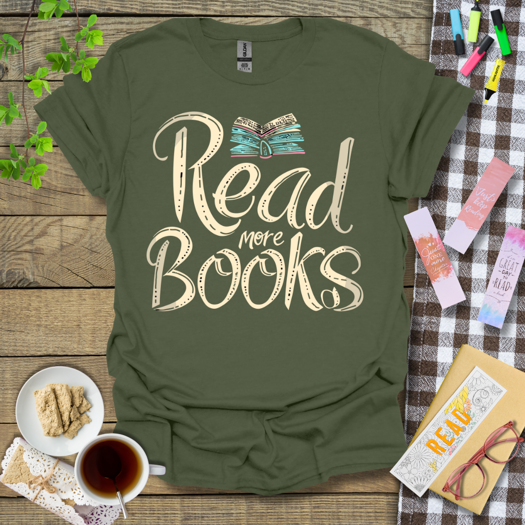 Read More Books Graphic T Shirt