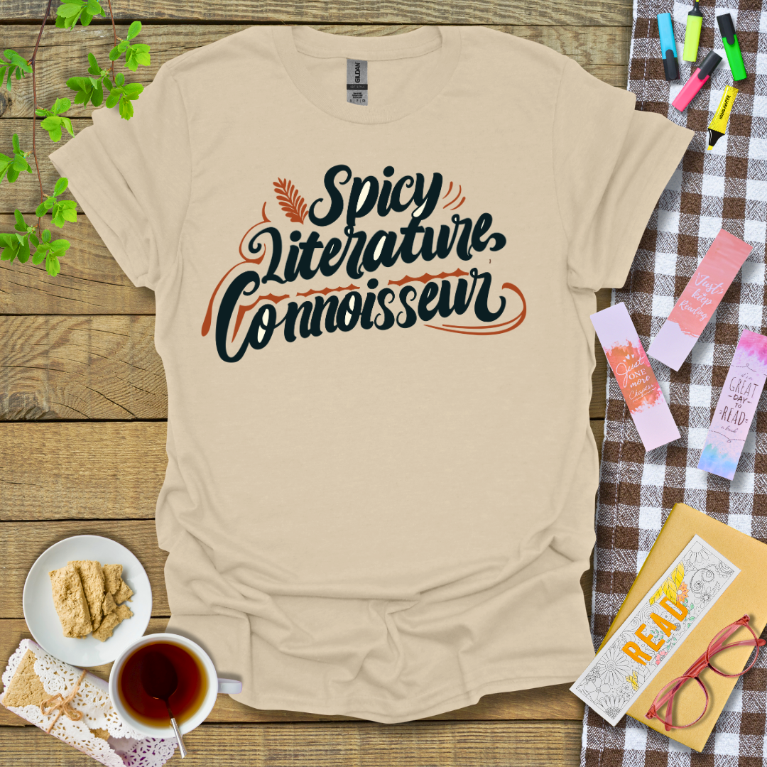 Spicy Literature Connoisseur Graphic T Shirt