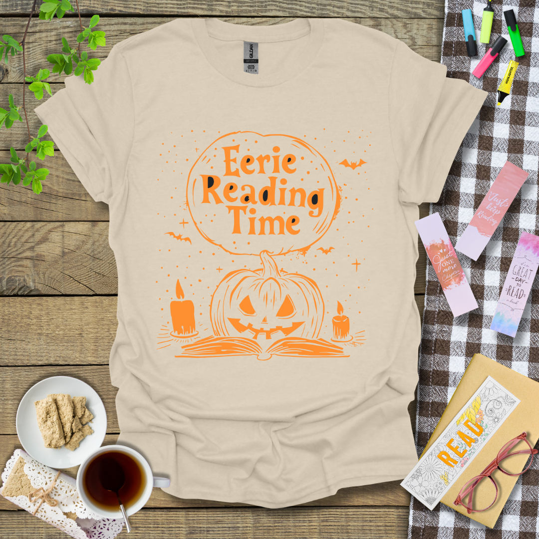 Eerie Reading Time Graphic T Shirt