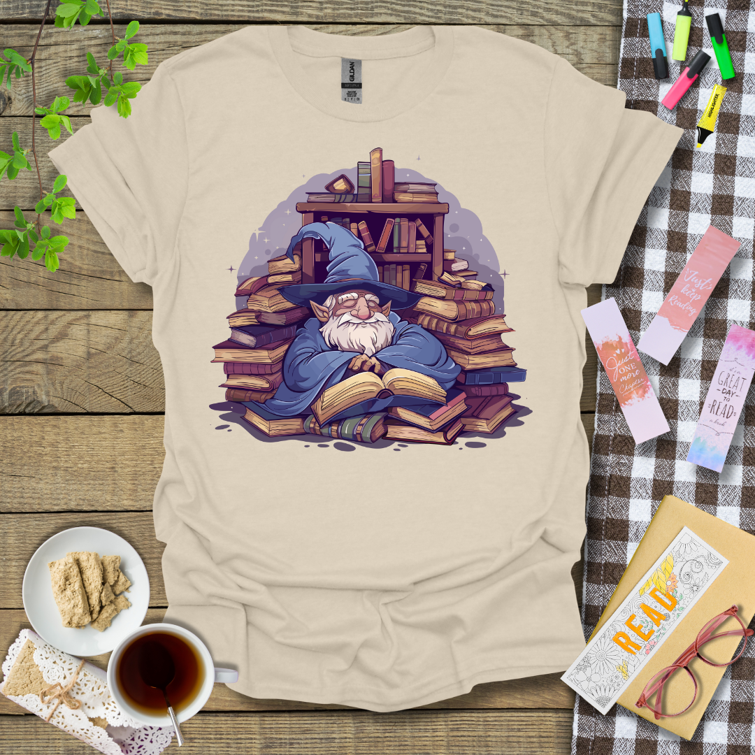 Sleeping Wizard Graphic T Shirt