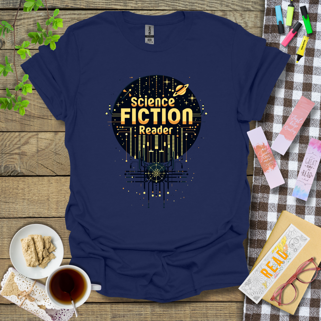 Science Fiction Reader Ver 2 Graphic T Shirt