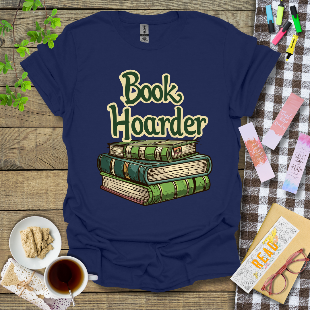Book Hoarder Graphic T Shirt