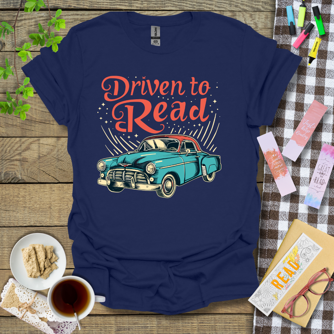 Driven To Read Graphic T Shirt