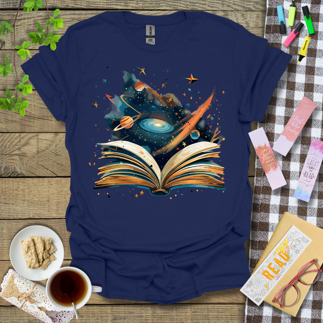 Space Theme Science Fiction Graphic T Shirt