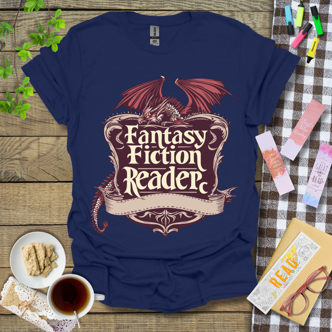 Fantasy Fiction Reader Graphic T Shirt
