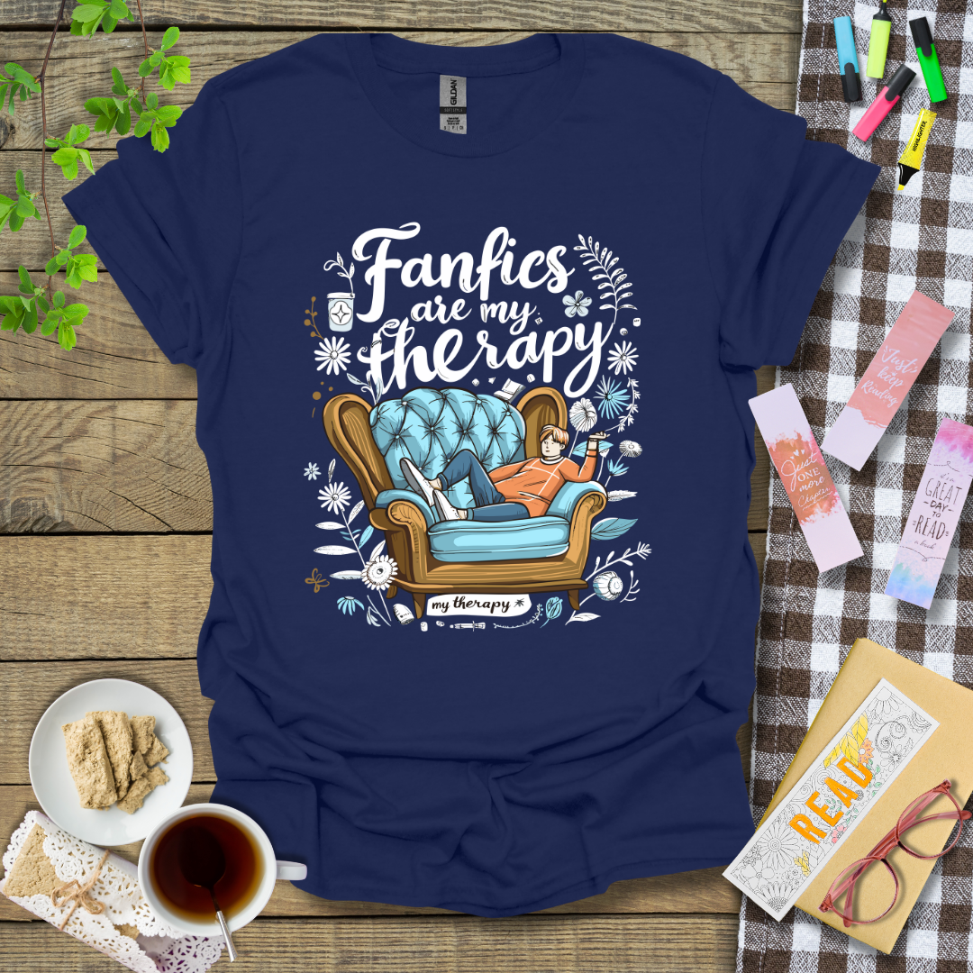 Fanfics are my therapy Graphic T Shirt